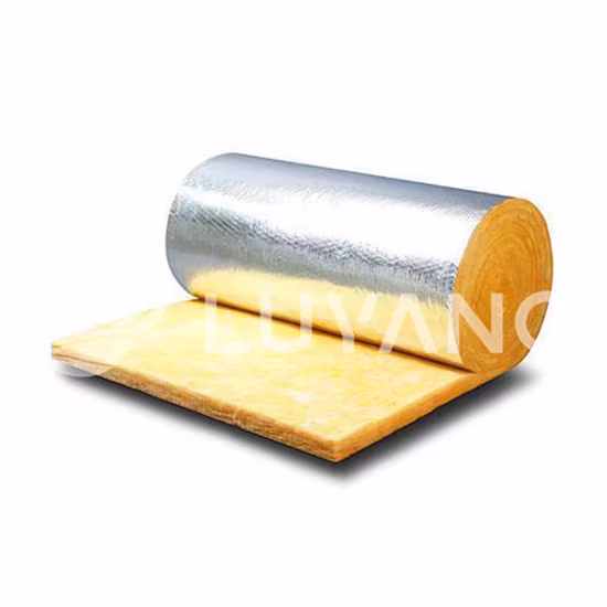 Luyang Thermal Insulation Glass Wool Blanket Felt with Aluminum Foil for Wall